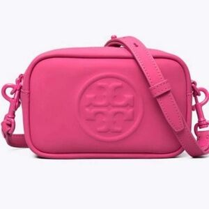 Tory Burch Bombe Crossbody Bag hot pink